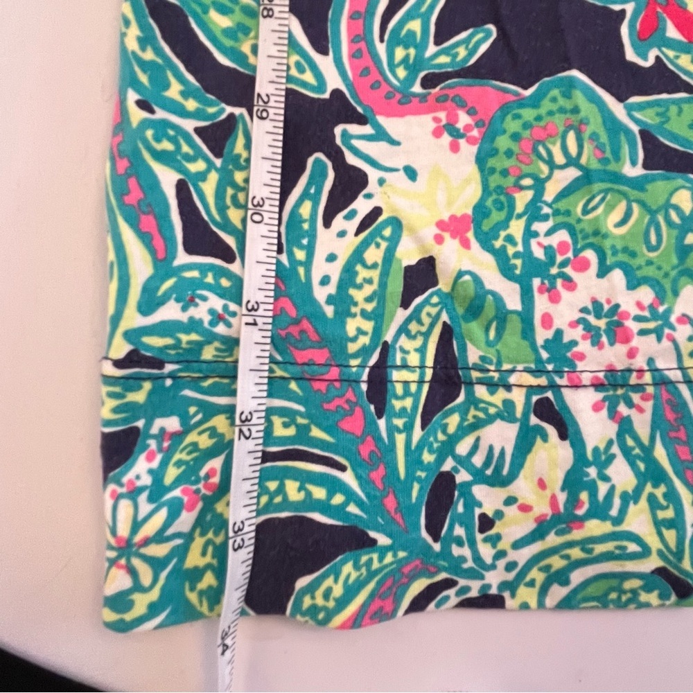 Lilly Pulitzer Marlowe Trunk in Love Elephant Navy and Pink Floral Dress Small - Picture 8 of 10